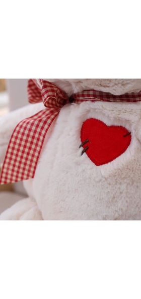 1pc 35/50cm Lovely Teddy Bear Plush Toys Stuffed Cute Bear with Heart Doll Girls Valentine's Gift Kids Baby Christmas Brinquedos