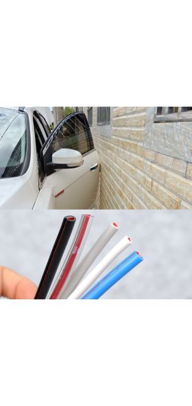 2.5m/5m/10m U Type Universal Car Door Protection Edge Guards Trim Styling Moulding Strip Rubber Scratch Protector For Car Auto