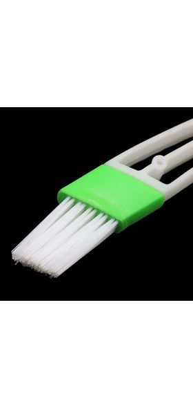 2In1 Green Car Air-conditioner Outlet Dirt Duster Cleaner Brush Car Air Conditioning Vent Blinds Cleaning Brush Car Accessories