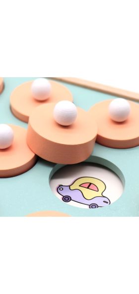 3D Puzzles Wooden Montessori Early Educational Toy Memory Match Chess Game Family Party Interaction Game Kids Brain Teaser