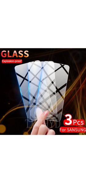 3PCS Screen Protector Tempered Glass for Samsung Galaxy A51 Note 20 10 S10 Lite S20 FE A21S A50 A41 A70 A71 A31 Protective Glass