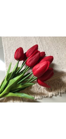 5/10/20pcs Tulip Artificial Flower Real Touch Artificial Tulip Bouquet Fake Flower for Home Gift Wedding Decorative Flowers