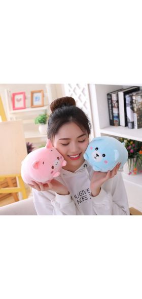 9 Styles Animal Sweet Dinosaur Pig Cat Bear Plush Toy Soft Cartoon Panda Hamster Elephant Deer Stuffed Doll Baby Pillow Gift