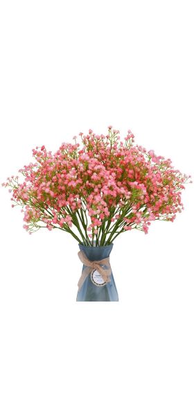 90Heads 52cm Babies Breath Artificial Flowers Plastic Gypsophila DIY Floral Bouquets Arrangement for Wedding Home Decoration