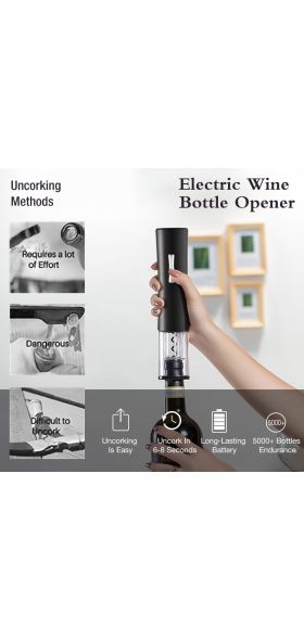 Automatic Bottle Opener for Red Wine Foil Cutter Electric Red Wine Openers Jar Opener Kitchen Accessories Gadgets Bottle Opener