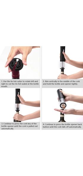 Automatic Bottle Opener for Red Wine Foil Cutter Electric Red Wine Openers Jar Opener Kitchen Accessories Gadgets Bottle Opener
