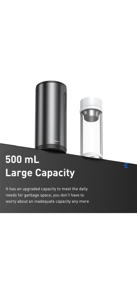 Baseus Car Trash Bin Alloy Garbage Can For Car Dustbin Waste Rubbish Basket Bin Organizer Storage Holder Bag Auto Accessories