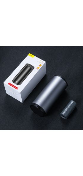 Baseus Car Trash Bin Alloy Garbage Can For Car Dustbin Waste Rubbish Basket Bin Organizer Storage Holder Bag Auto Accessories