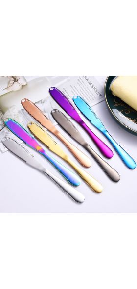 Butter Knife Cheese Butter Cutter with Hole Cheese Grater Kitchen Gadgets Wipe Cream Bread Jam Buffet Tool Kitchen Accessories