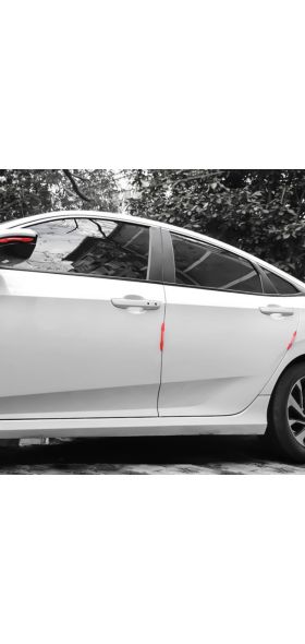 Car Door Bumper Strip 6pcs/pack Protection Strip Scratch Protector Car Door Crash Blade Car Anti-collision
