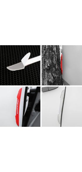 Car Door Bumper Strip 6pcs/pack Protection Strip Scratch Protector Car Door Crash Blade Car Anti-collision