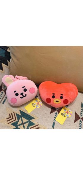 K-pop plush toys Pillow hugs cute animal baby car pillow dog rabbit koala stuffed toys exquisite gift for girlfriend