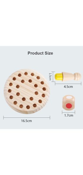 Kids Wooden Memory Match Stick Chess Fun Color Game Board Puzzles Educational Toy Cognitive Ability Learning Toys for Children