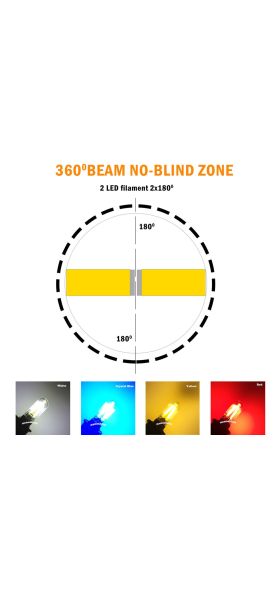 Newest W5W led T10 cob glass car light Led filament auto automobiles reading dome bulb lamp DRL car styling 12v