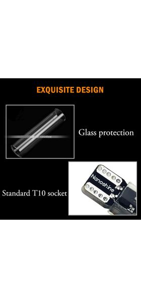 Newest W5W led T10 cob glass car light Led filament auto automobiles reading dome bulb lamp DRL car styling 12v