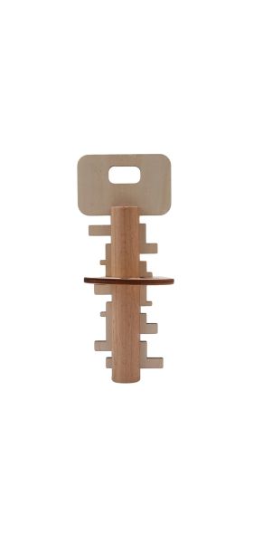 Novelty Key Unlock Puzzle Intelligence Educational Toys Puzzles Pre-school Wooden Kids Babies Children Adult Puzzles Game Toy