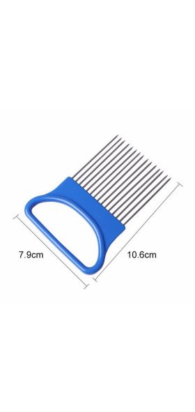 Stainless Steel Onion Needle Onion Fork Vegetables Fruit Slicer Tomato Cutter Cutting Safe Aid Holder Kitchen Accessories Tools