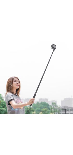 TELESIN 90cm Carbon Fiber Lightest Selfie Stick Aluminium Alloy Tripod For GoPro Hero 9 5 6 7 8 For DJI Osmo Action Camera Ac