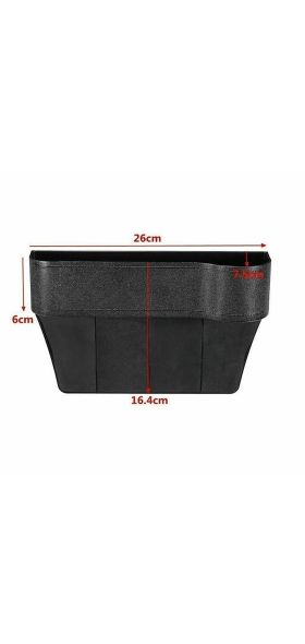 The New 1Pair Universal Auto Car Seat Crevice Plastic Storage Box Cup Phone Holder Organizer Reserved design Accessories