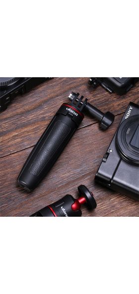 Ulanzi MT-09 Extendable Selfie Stick for Gopro Portable Vlog Selife Stick Tripod Stand for Gopro Hero 8/7/6/5 Black/Gopro Max