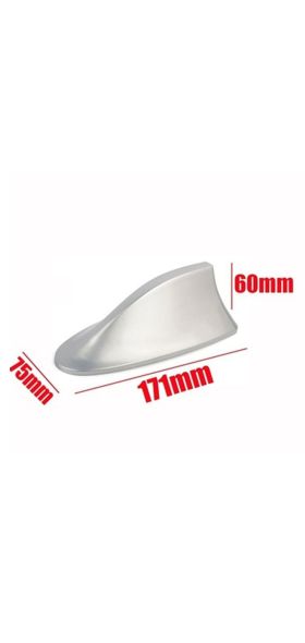 Universal Car Roof Shark Fin Decorative Aerial Antenna Cover Sticker Base Roof Carbon Fiber Style For BMW/Honda/Toyota