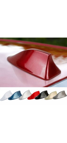 Universal Car Roof Shark Fin Decorative Aerial Antenna Cover Sticker Base Roof Carbon Fiber Style For BMW/Honda/Toyota