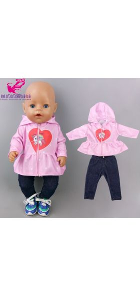 18inch american doll sequin pink lace dress with bow new born baby doll clothes out wear