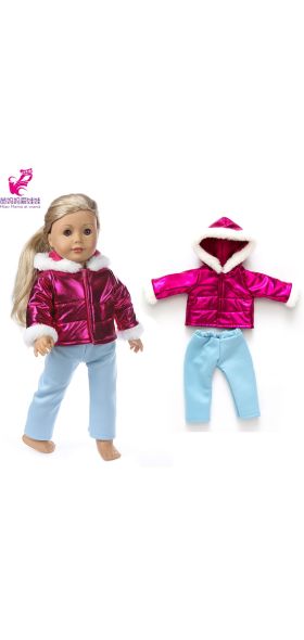 43cm New Born Baby Doll Sun Protection Clothes for Baby Doll Clothes 18 Inch American OG Girl Doll Jacket
