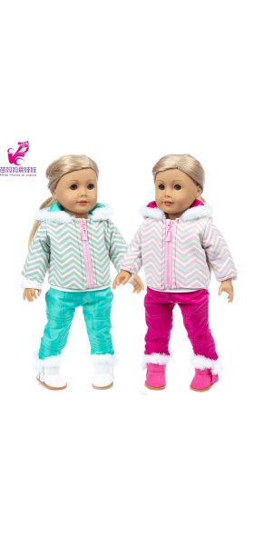 43cm New Born Baby Doll Sun Protection Clothes for Baby Doll Clothes 18 Inch American OG Girl Doll Jacket