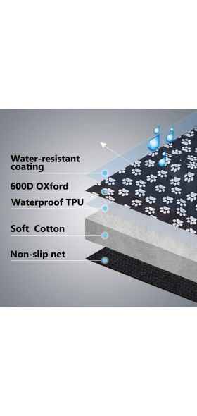 CAWAYI KENNEL Dog Carriers Waterproof Rear Back Pet Dog Car Seat Cover Mats Hammock Protector with Safety Belt Transportin Perro