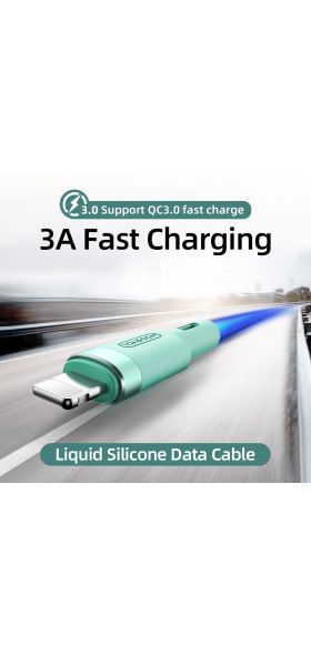 Charger For iPhone 12 Pro Max 11 X XR XS 8 7 6 6s 5 iPad Cord for Charging Charger Cable Liquid Silicone Cable For iPhone Cable