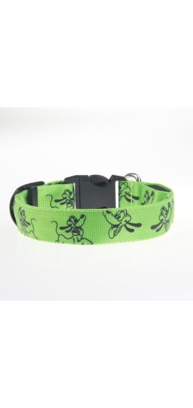 Cheervivi Adjustable LED Light Glow Pet Collar Dog Collar Supply LED Pet Emitting New Nylon Dog Collar Supplies Circle Wholesale