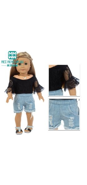 Clothes for doll fit 45 cm American doll accessories fashion woolen coat, windbreaker, dress Girl's gift