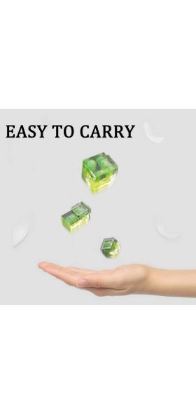 Junejour 1PC Green One/Two/Three-Dimensional Bubble Spirit Level For Camera Level Adapter For Cameras Measuring Insturments Tool