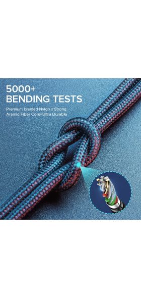 MCDODO 3m 2.4A USB Cable LED Fast Charging Mobile Phone Charger Data Cord For iPhone 12 mini 11 Pro Max Xs Xr X 8 7 6s 6 Plus SE