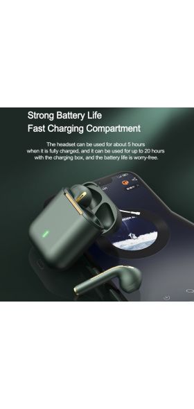 New TWS Bluetooth Headphones Stereo True Wireless Headphone Earbuds In Ear Handsfree Earphones Ear Buds For Mobile Phone