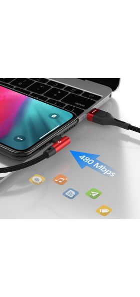 PZOZ For iphone 11 pro Xr Xs Max 8 7s 6 plus 6s 5 5s se ipad cable USB Cable Fast Charging 90 Degree usb cord cable For iphone