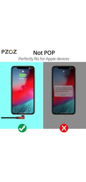 PZOZ For iphone 11 pro Xr Xs Max 8 7s 6 plus 6s 5 5s se ipad cable USB Cable Fast Charging 90 Degree usb cord cable For iphone