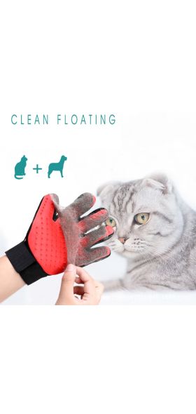 Snailhouse Pet Glove Cat Grooming Deshedding Brush Gloves Cats Dog Animal Back Massage Fur Washing Bathing Glove Comb For Animal