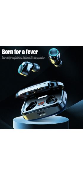TWS Bluetooth 5.0 Earphones 3500mAh Charging Box Wireless Headphone 9D Stereo Sports Waterproof Earbuds Headsets With Microphone