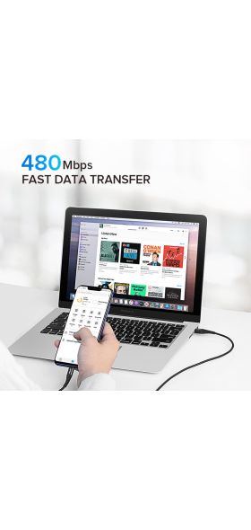 Ugreen USB Type C Cable 3A Fast Charger USB-C Data Cable for Xiaomi redmi note 7 Samsung Mobile Phone Type-C USB Charging Cable