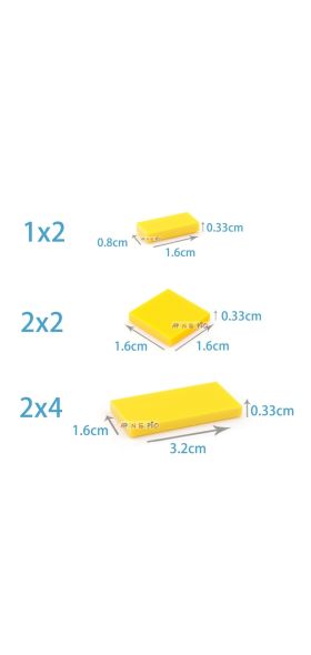 200pcs DIY Building Blocks Figure Bricks Ceramic Tile 2x2 Educational Creative Size Compatible With lego Toys for Children