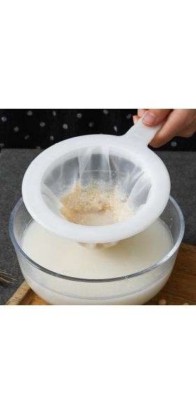 400 Mesh Reusable Nylon Ultra Fine Filter Mesh Strainer Spoon Sieve Soy Milk Juice Coffee Food Filter Kitchen Colander Tool