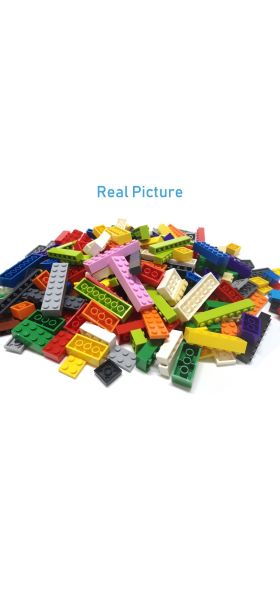 60pcs DIY Building Blocks Thick wall Figures Bricks 1+2 Dots Educational Creative Size Compatible With lego Toys for Children