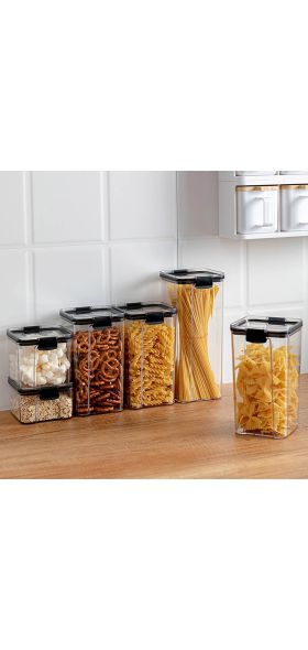700/1300/1800ML Food Storage Container Plastic Kitchen Refrigerator Noodle Box Multigrain Storage Tank Transparent Sealed Cans