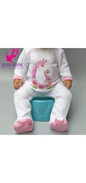 Doll clothes pants flamingo romper clothes for  baby doll wear sets for 18" new born baby doll accessories toys wear