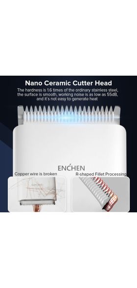ENCHEN Boost USB Electric Hair Clippers Trimmers For Men Adults Kids Cordless Rechargeable Hair Cutter Machine Professional