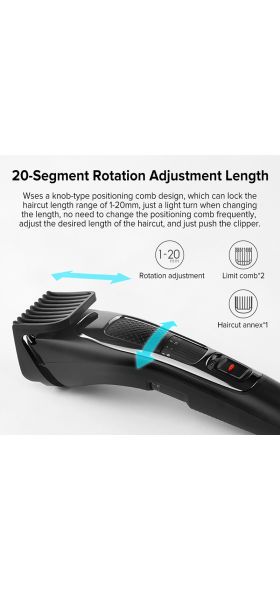 ENCHEN Sharp3S Men's Electric Hair Clipper Kit Barber Professional Cordless Hair Trimmer Self Haircut Machine With Limit Combs