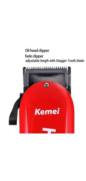 Kemei 7 Hours Large Capacity Battery Professional Wahl Hair Clipper Barber Shop Salon Coiffure Electric Cutter Shaving Machine
