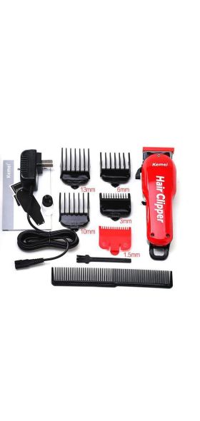 Kemei 7 Hours Large Capacity Battery Professional Wahl Hair Clipper Barber Shop Salon Coiffure Electric Cutter Shaving Machine